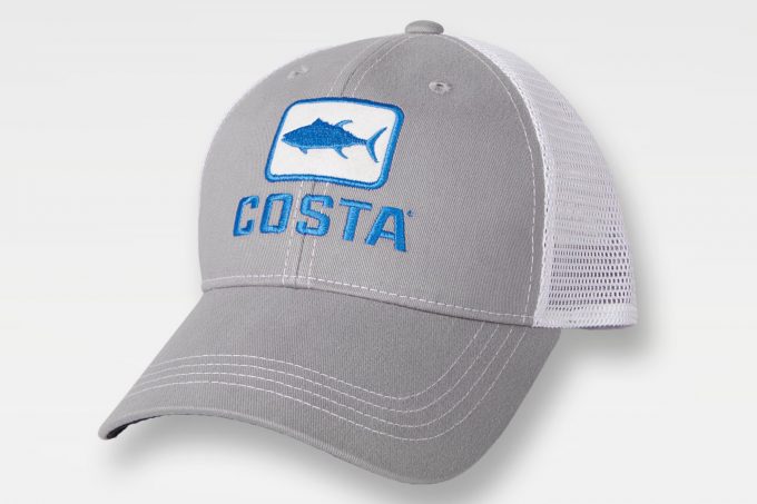 Costa Del Mar Original Patch Tuna Hat Gray/White 