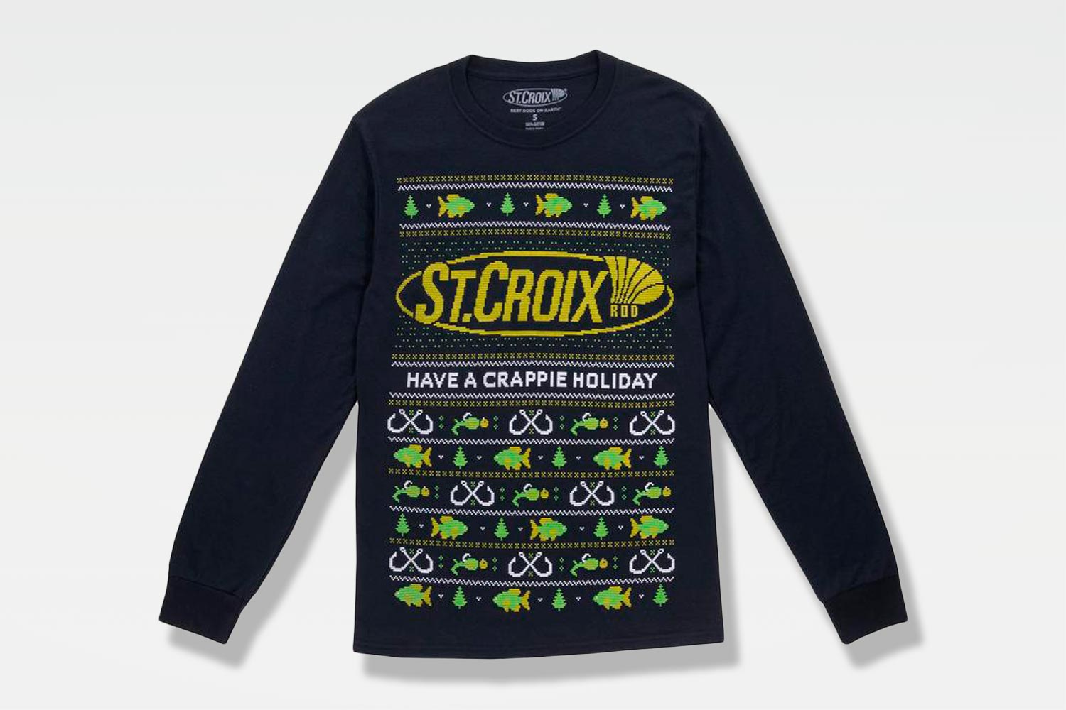 St. Croix – T-Shirt Manches Longues – Have a Crappie Holiday