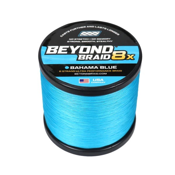 Beyond Braid  Tresse Ultra Performance X 8 30 LB Bahama Blue 455
