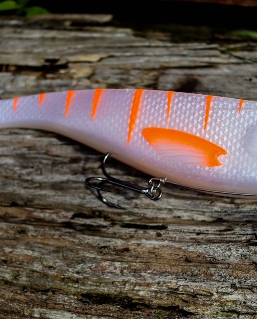 BABY SHAD ORANGE STRIPES